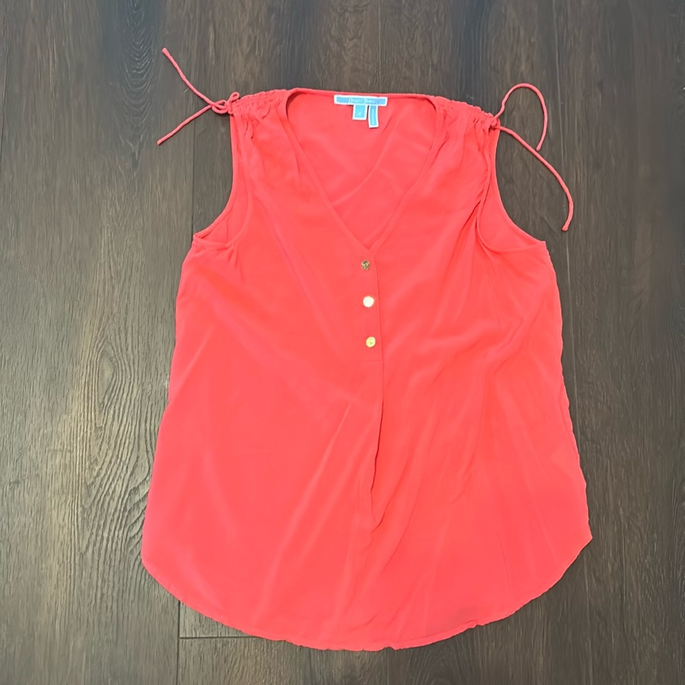 Draper James pink blouse